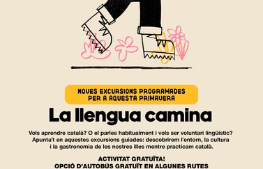 Programació de les excursions de «La llengua camina» 2024